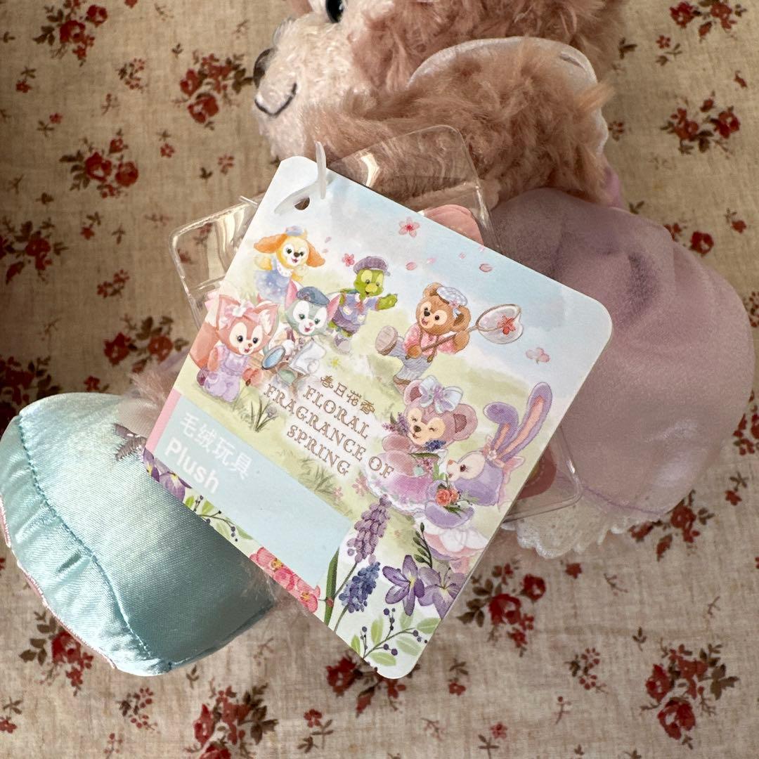 上海ディズニー❤️春日　ダッフィー＆シェリーメイ　ぬいぐるみSS