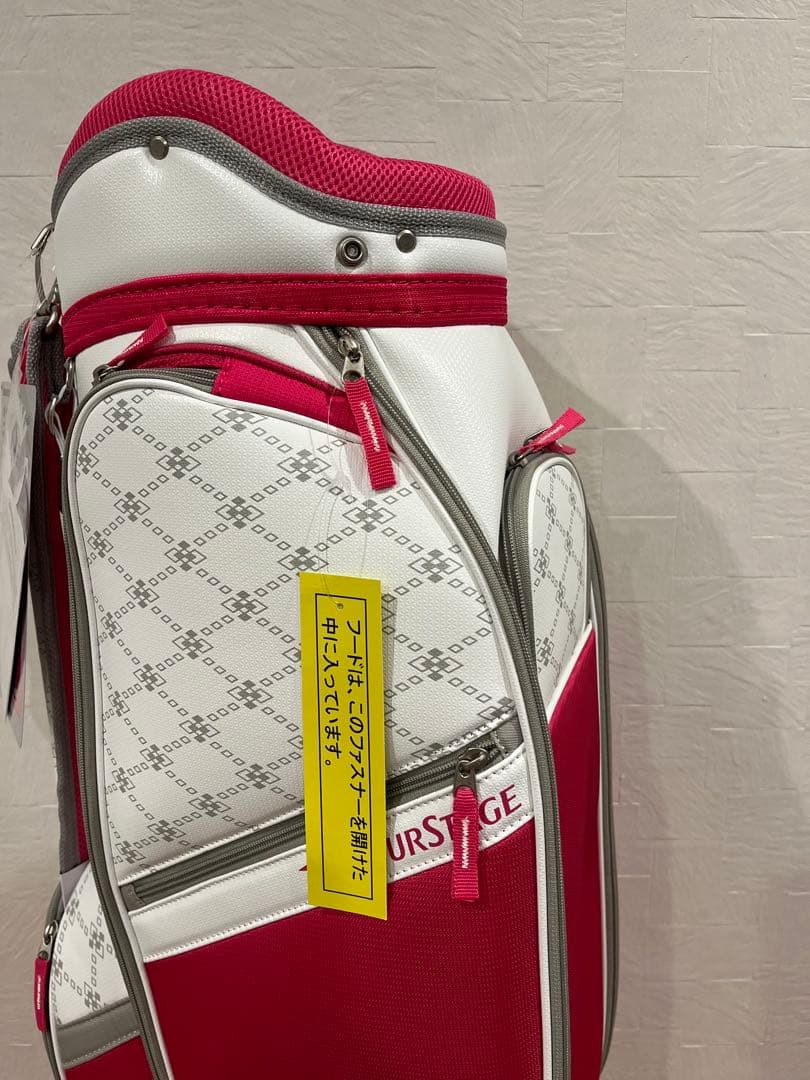 TOURSTAGE キャディバッグ ピンク