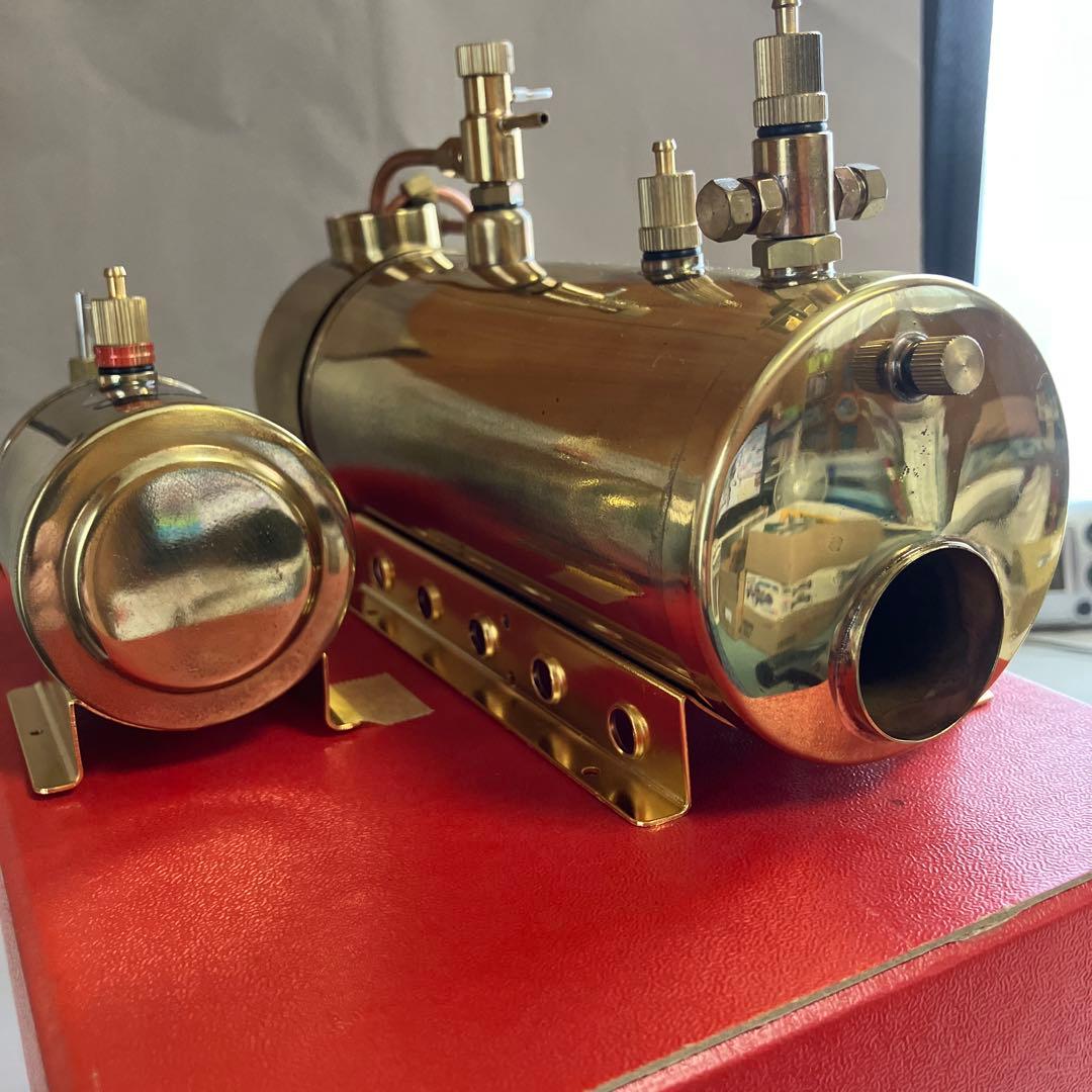 SAITO モデル スチーム エンジン T3DR & ボイラーB3