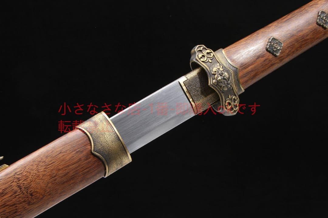 君弘唐横刀花梨木純銅を旧にする 古兵器 武具 刀装具 日本刀 模造刀 居合刀