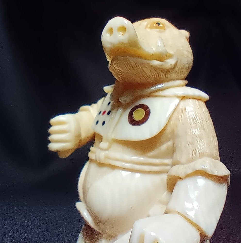 阿部賢次 「猪 」十二神将 高円宮コレクションの物と同手 現代 根付