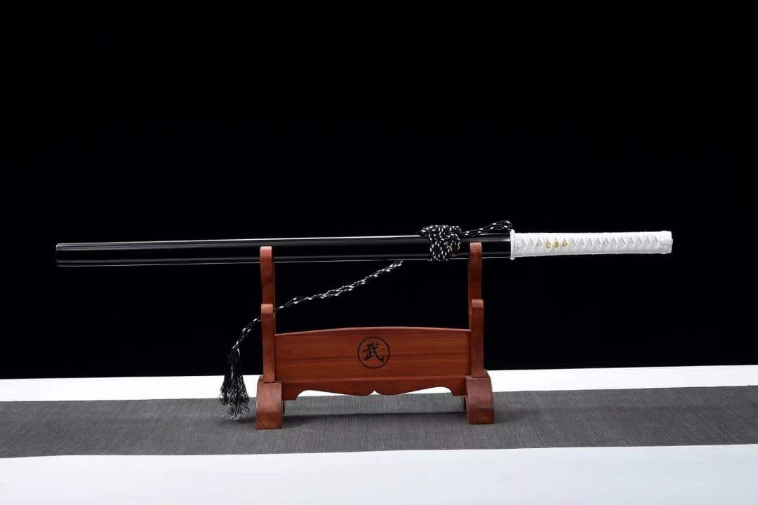 【黒切唐刀】高性能大V唐刀 古兵器 武具　刀装具　日本刀　模造刀 居合刀