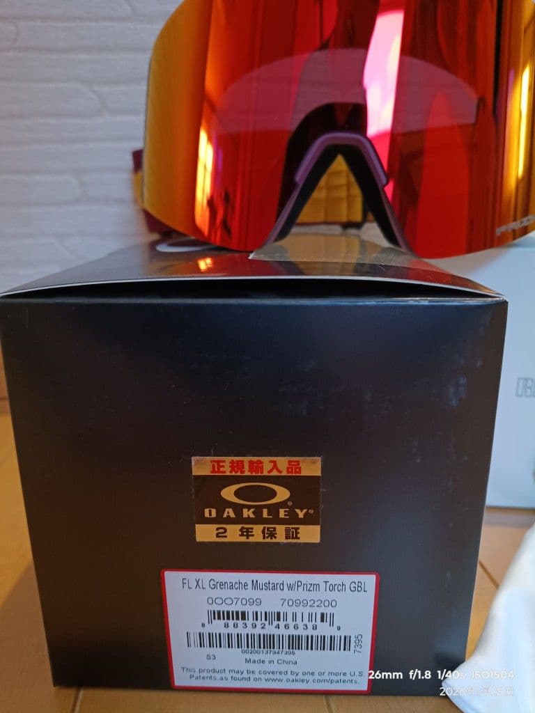 OAKLEY オークリーゴーグル ☆ワインレッド☆USED3回程度使用