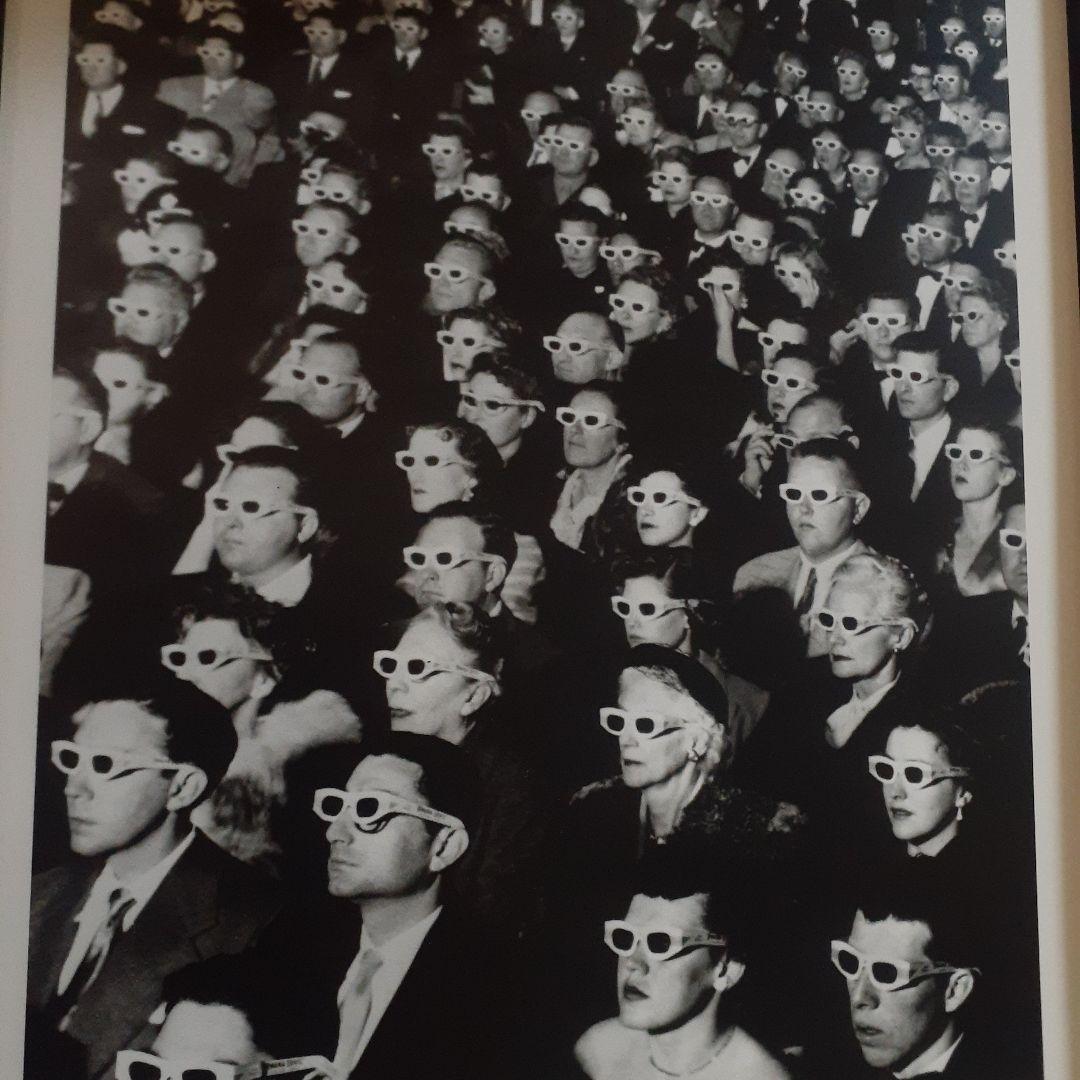 ビンテージ　ミッドセンチュリー　FRANCEプリント　3D CINEMAポスター