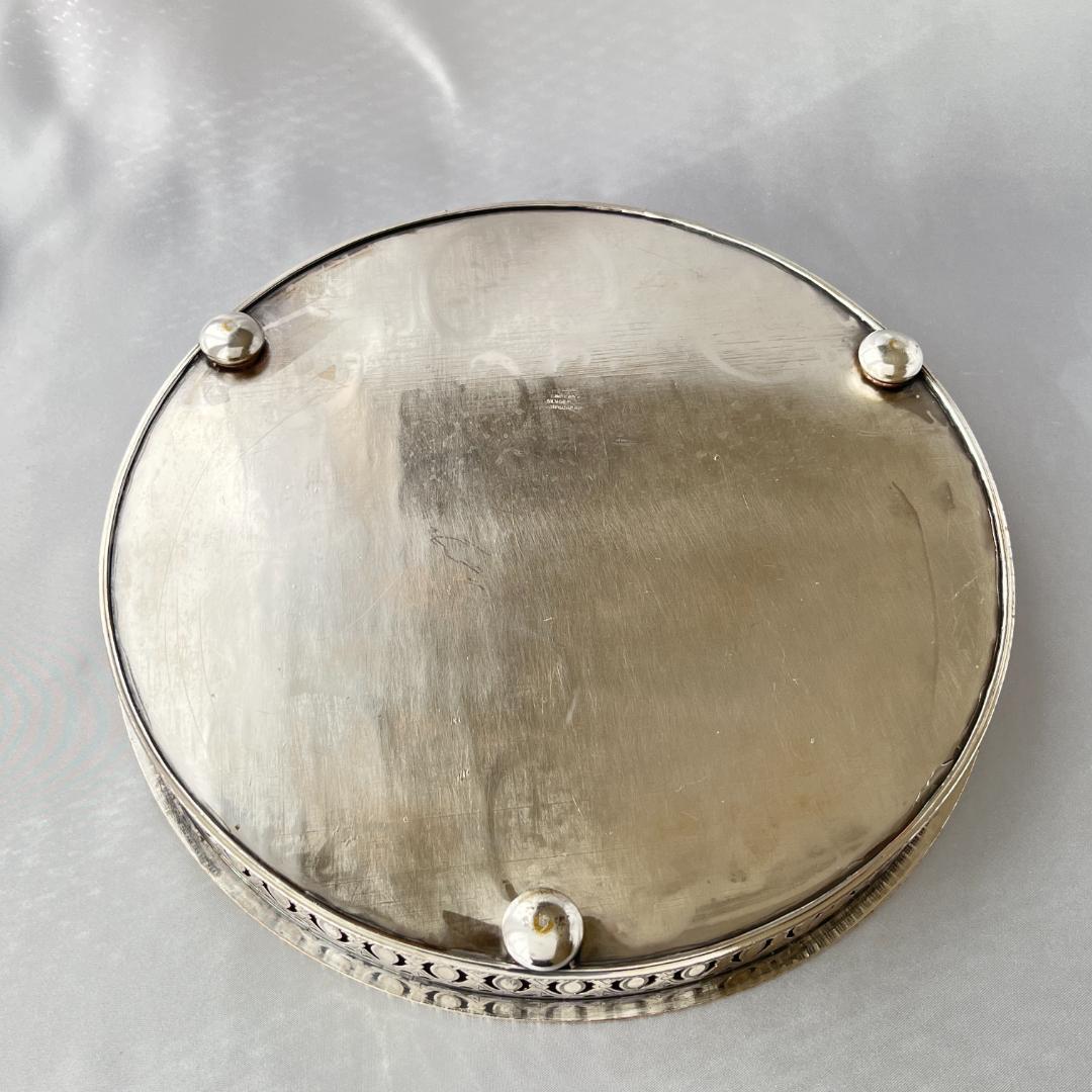 【英国】 ギャラリートレー / ドリンクトレー 25cm ボールフット