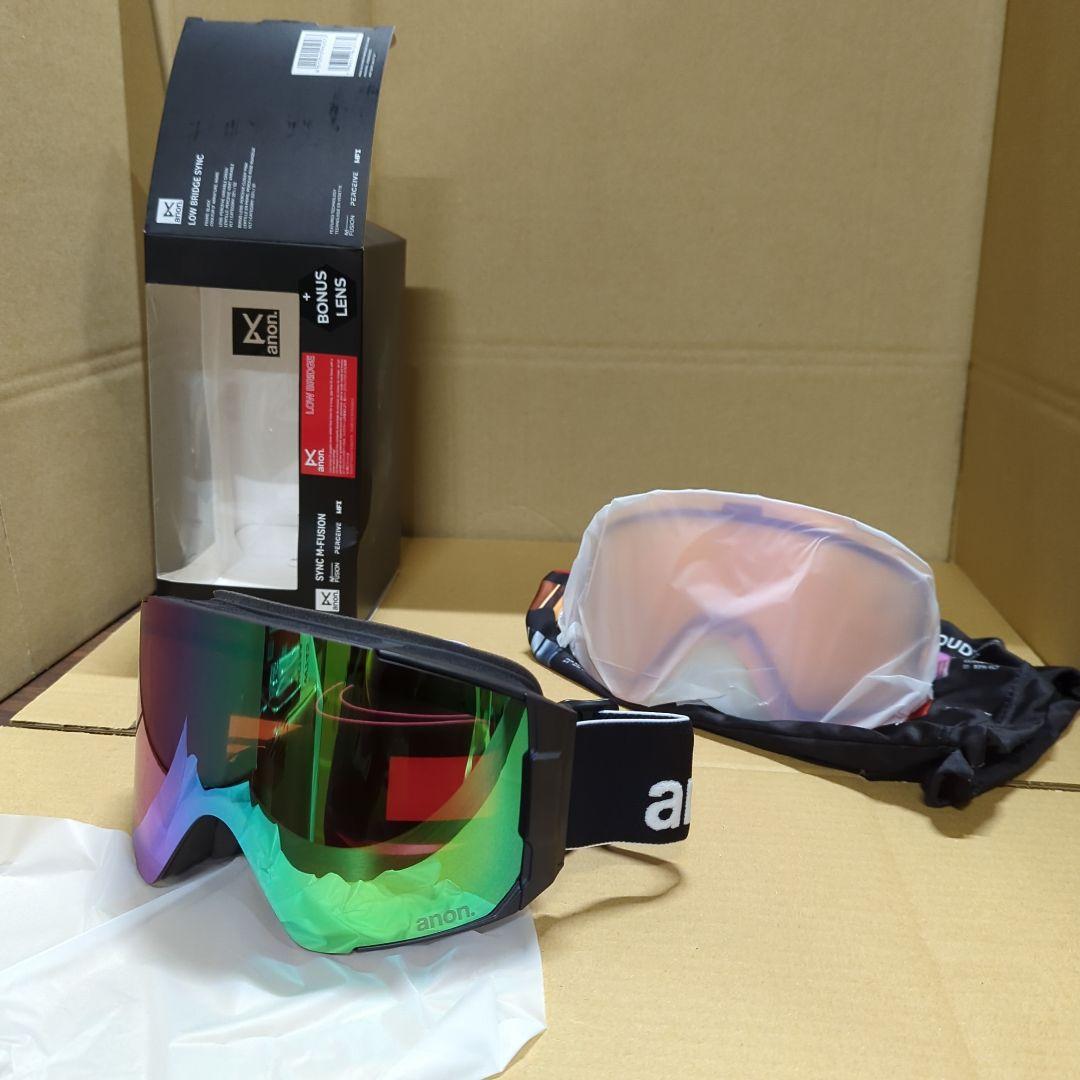 anon. シンク ローブリッジフィット ゴーグル + ボーナスレンズ 新品