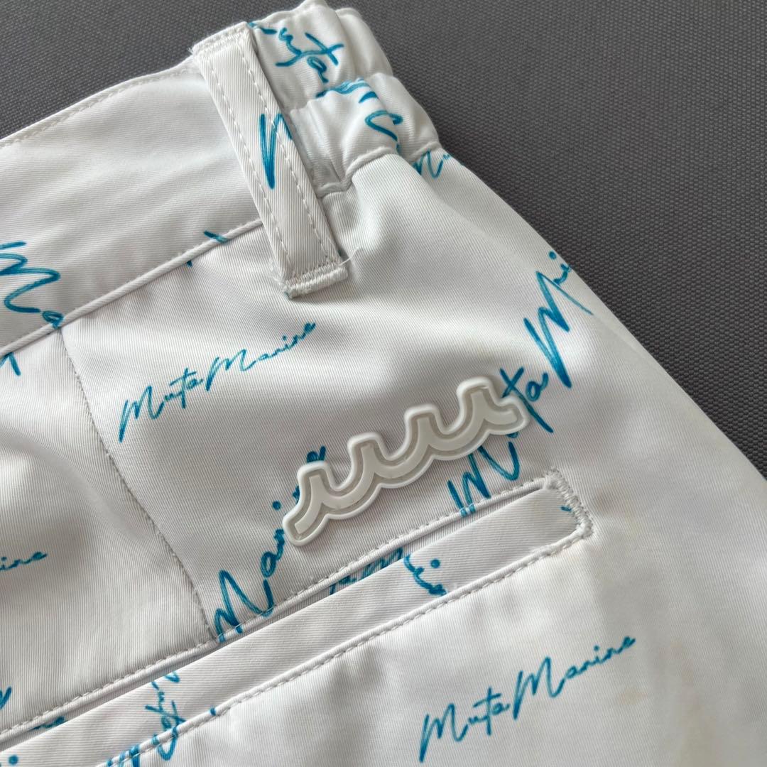 muta MARINE ムータマリン　カーシブロゴ　スラックスパンツ メンズ