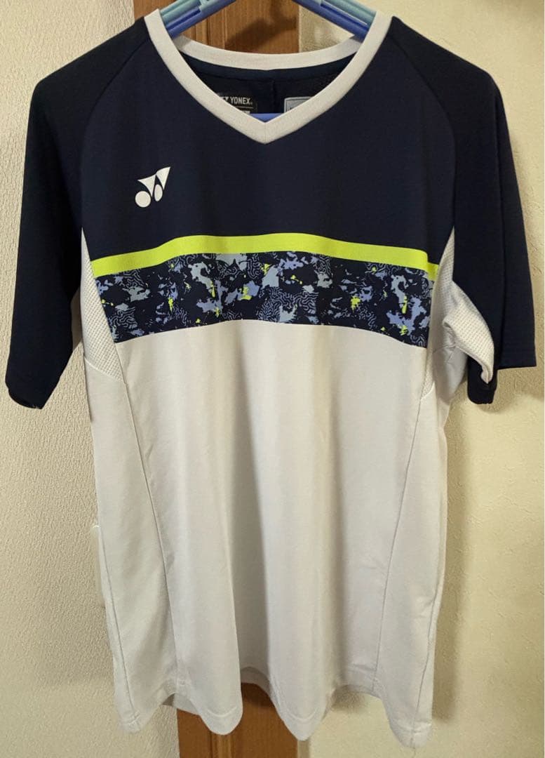YONEX ヨネックスゲームシャツ アクセルセン 白 サイズL