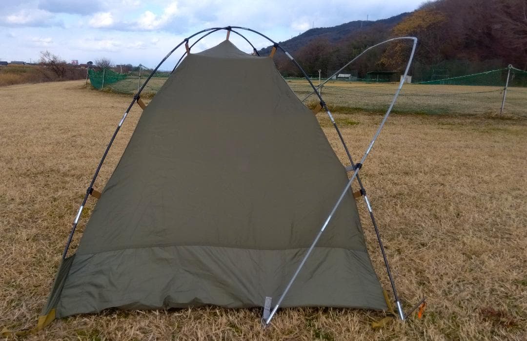 限定オリーブ☆庇ポール付☆コールマン☆ツーリングドームSTテント☆Coleman