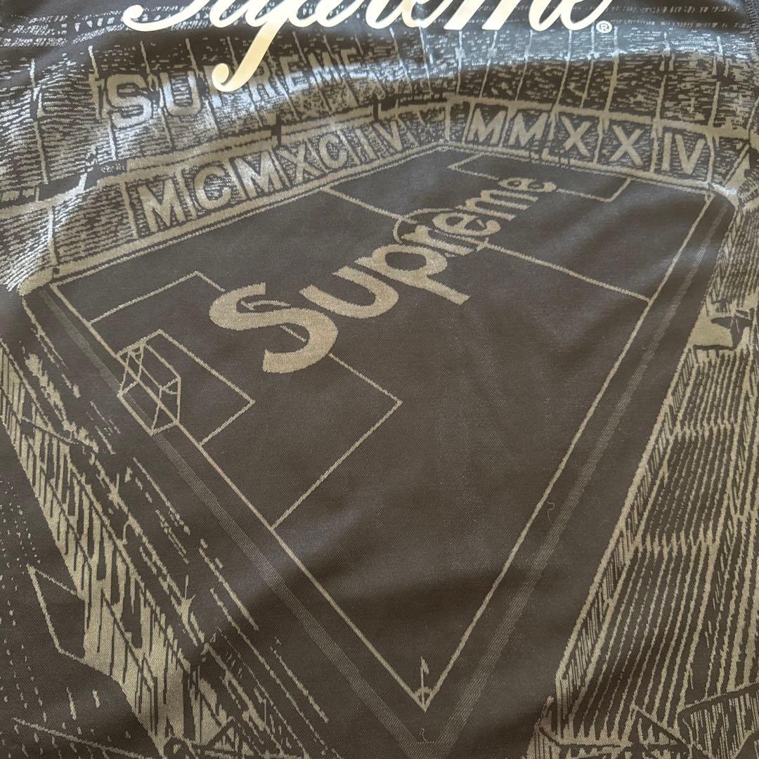 Supreme ブラック サッカージャージ