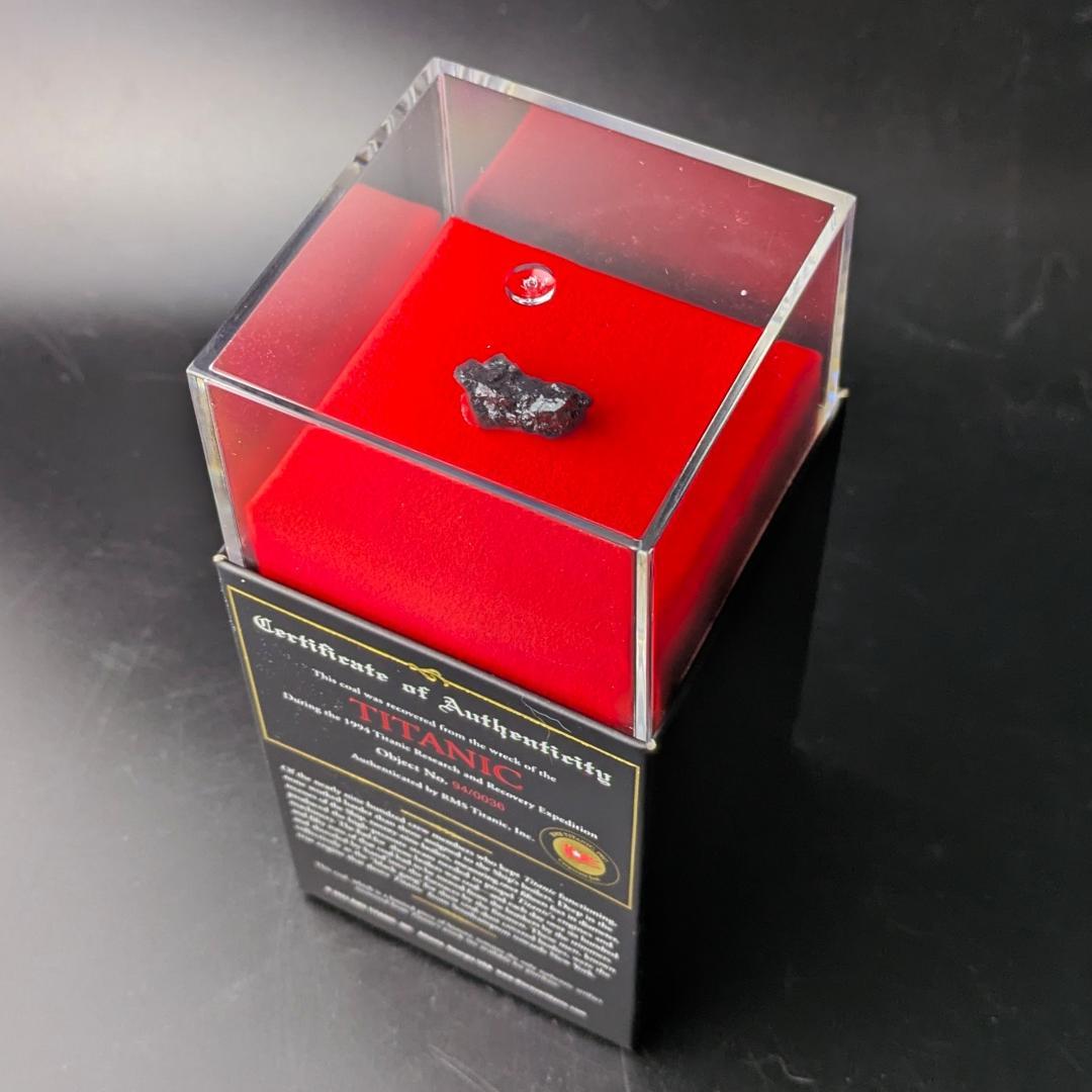 タイタニック号 引き上げ石炭 破片 COA付 1994年回収 実物資料