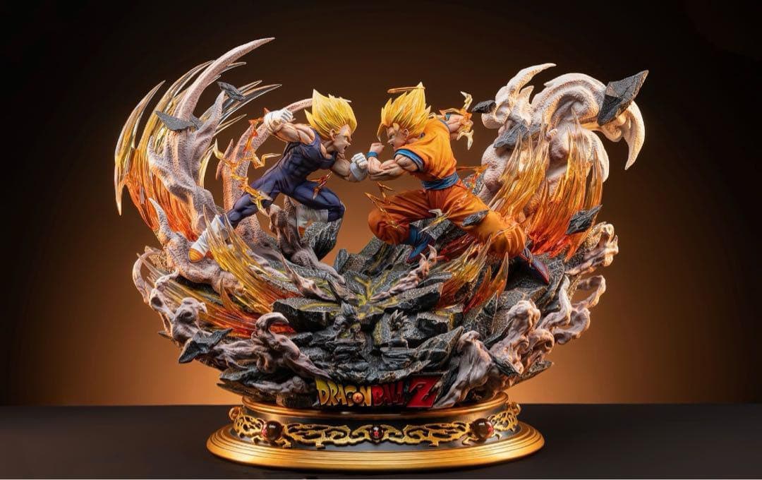 孫悟空VSベジータ　ドラゴンボール　フィギュア　ガレージキット