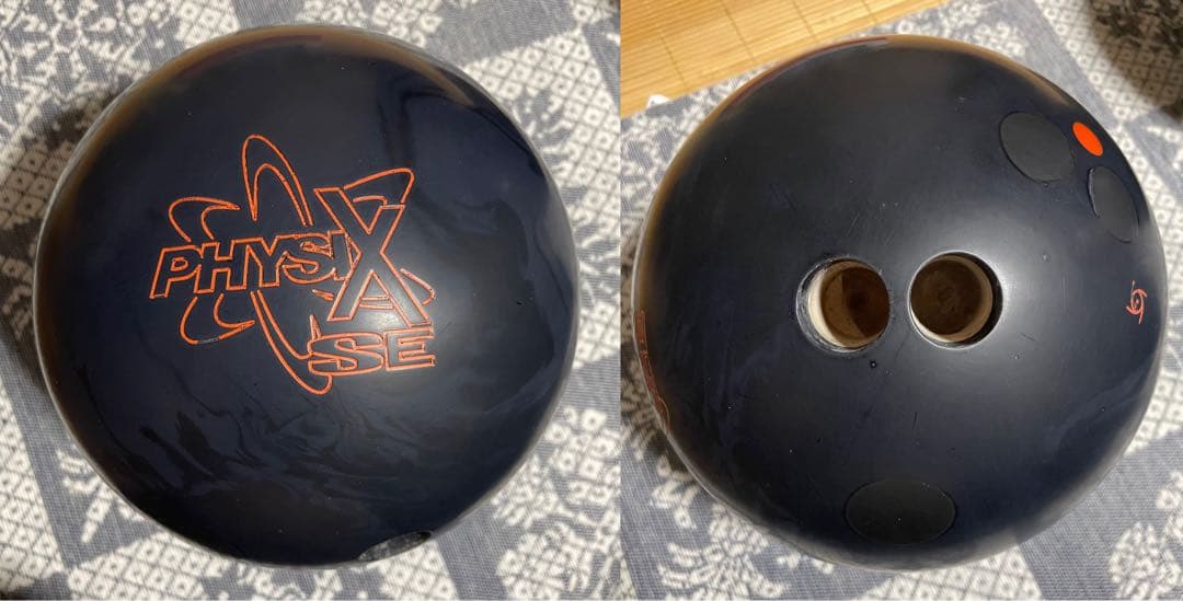 m*4様 ボウリング　ボール　まとめ売り　両手投げ仕様　2個入りバッグ付き
