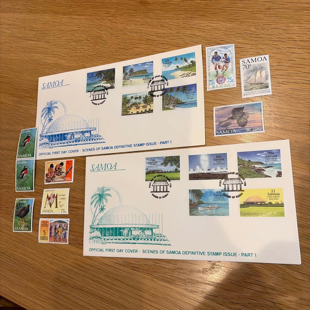 サモア 初日カバー 風景 切手 セット