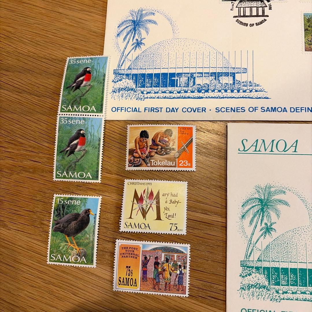 サモア 初日カバー 風景 切手 セット