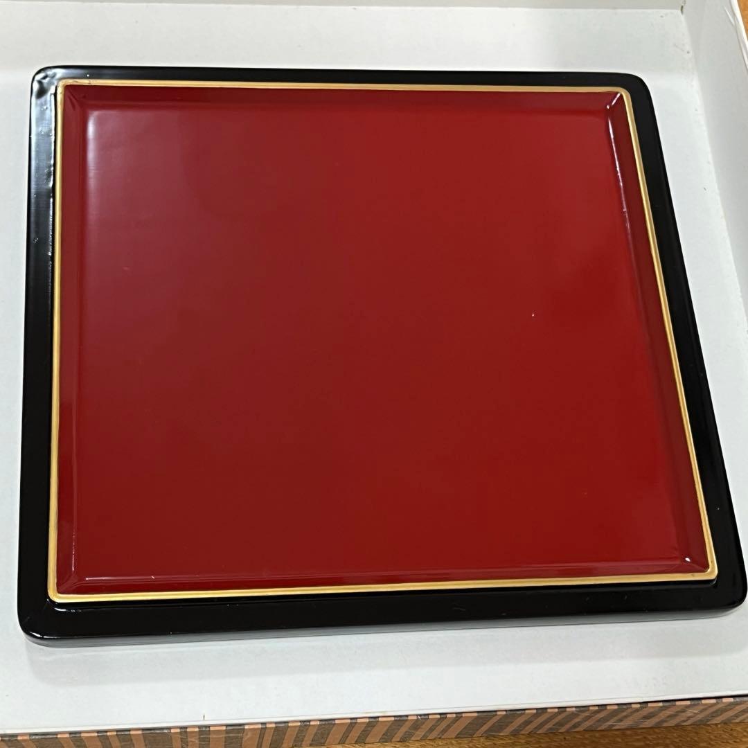 【桐箱付き】美品　輪島塗　2段重　輪島漆器　お重箱　伝統工芸品　骨董品　高級漆器