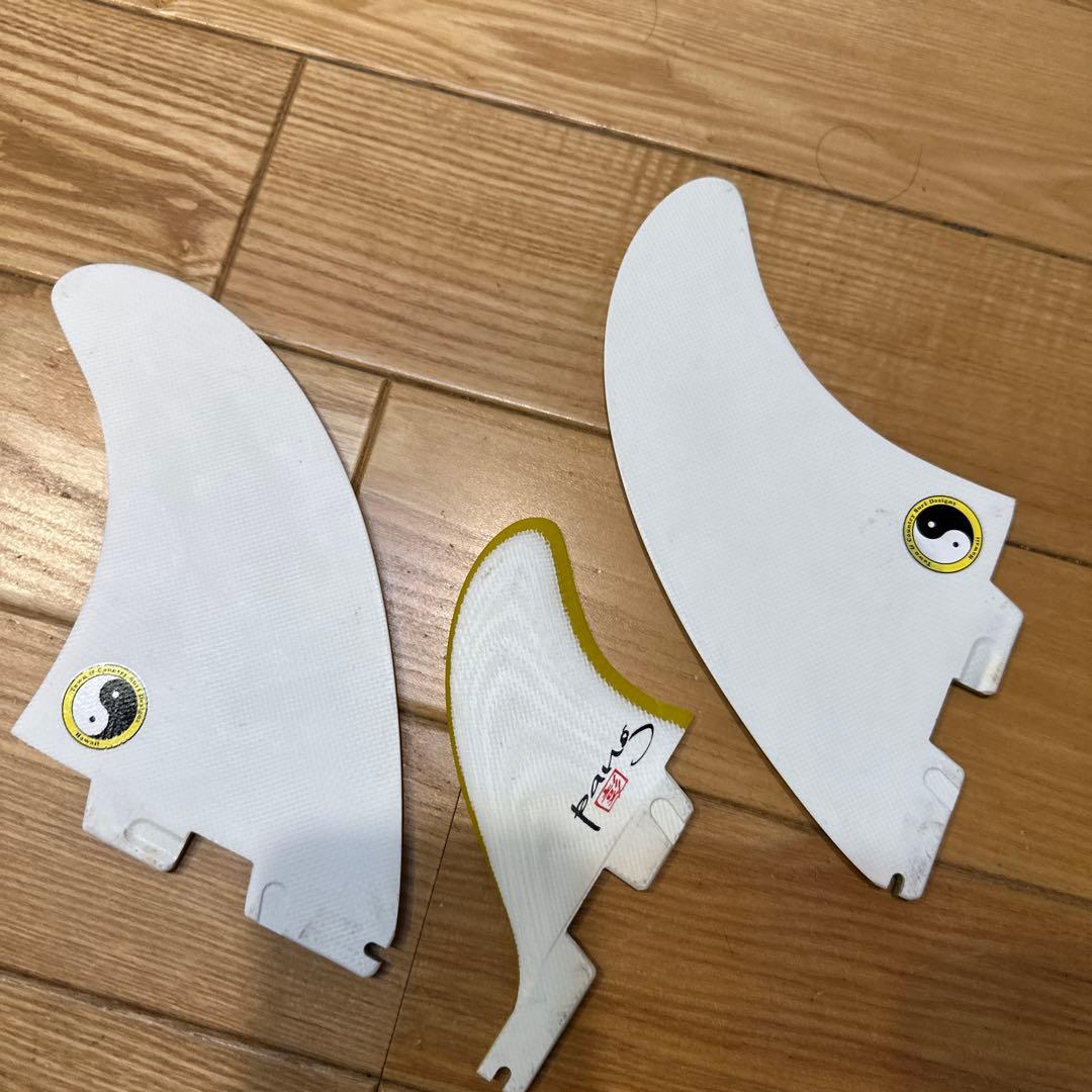 FCS II GP サーフボードフィン グリーン/ホワイト