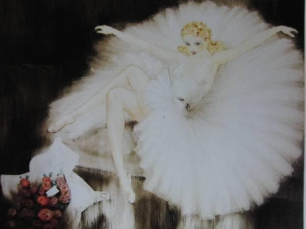 ルイ・イカール、「バレリーナ」、豪華限定版画集画・定価１０万円/額付