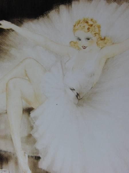 ルイ・イカール、「バレリーナ」、豪華限定版画集画・定価１０万円/額付