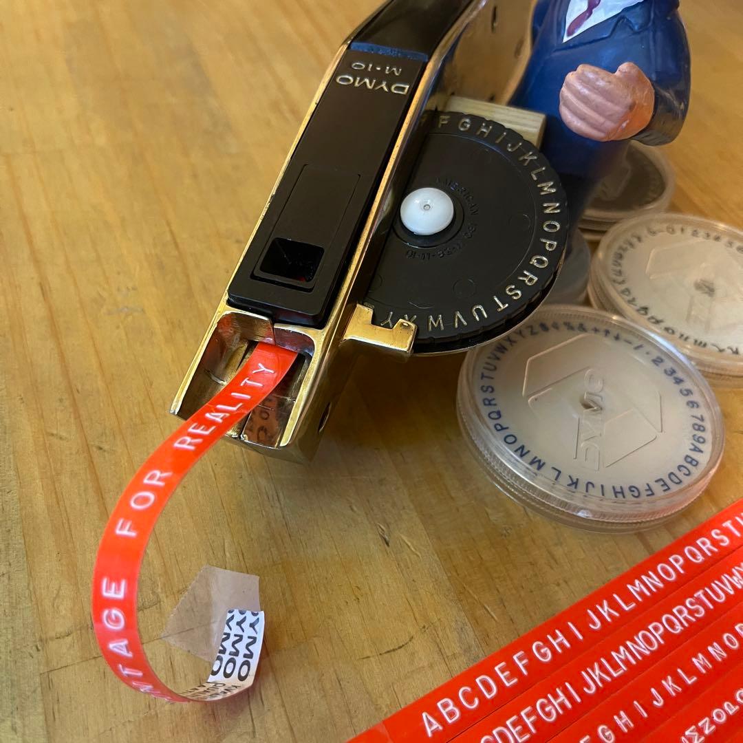 ■製品保証■【筆記体】 ダイモ M-10 GOLD限定品 DYMO 182-5