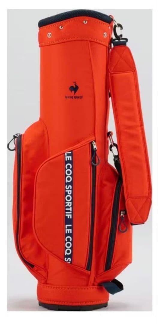 美品 ルコック 軽量 キャディバッグ コンパクト 8型 ゴルフバッグ