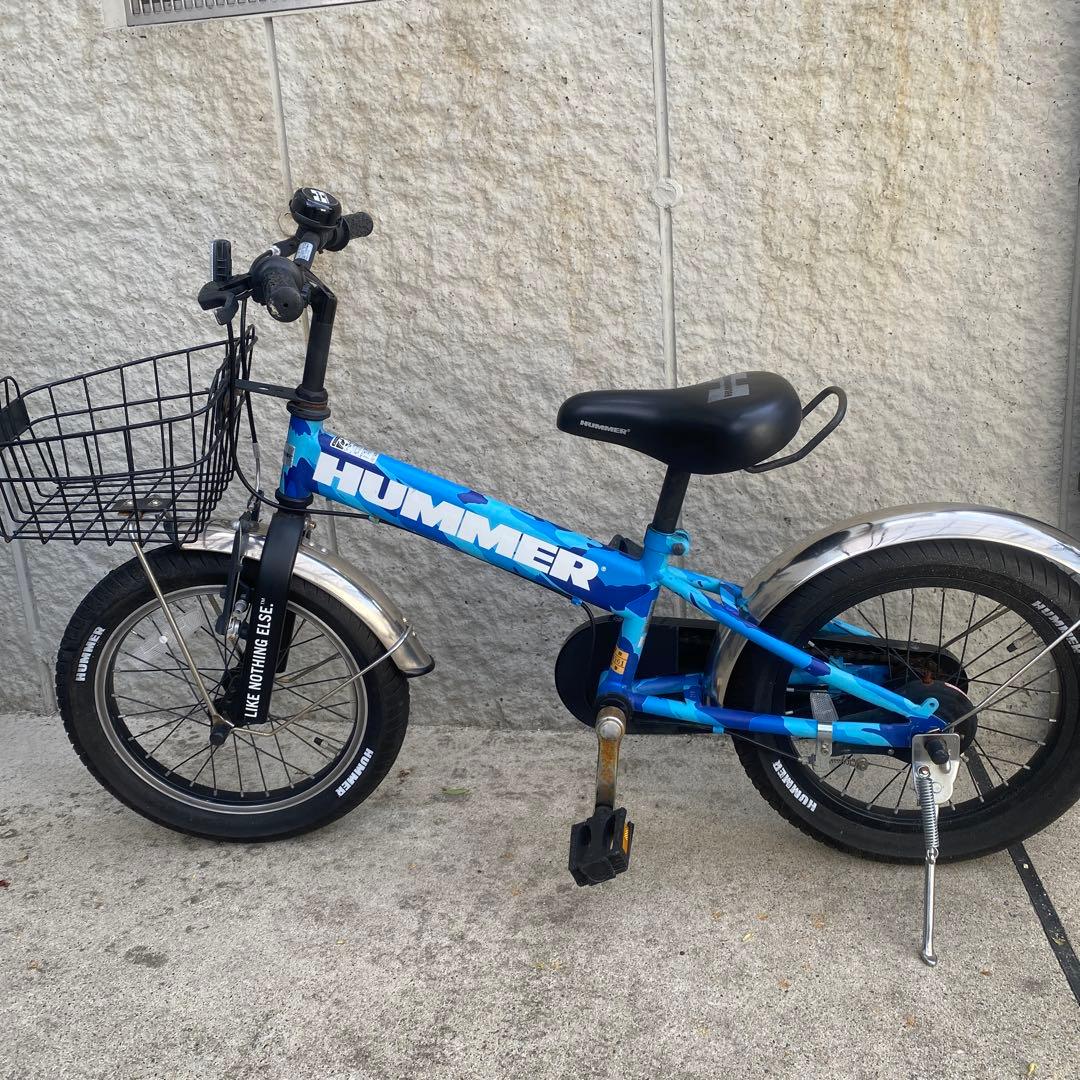 Emi　引取限定　HUMMER キッズバイク　自転車16インチ　補助輪あり