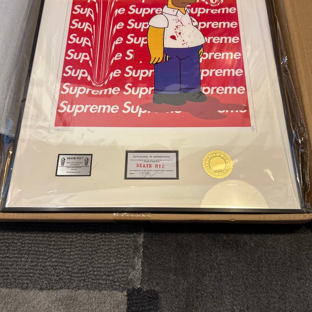 DEATH NYC アート　額装済み