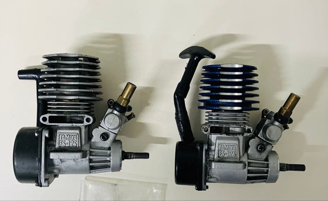 田宮　タミヤ　TG10MK2 FS-12エンジン 2個セット 使用歴　動作未確認