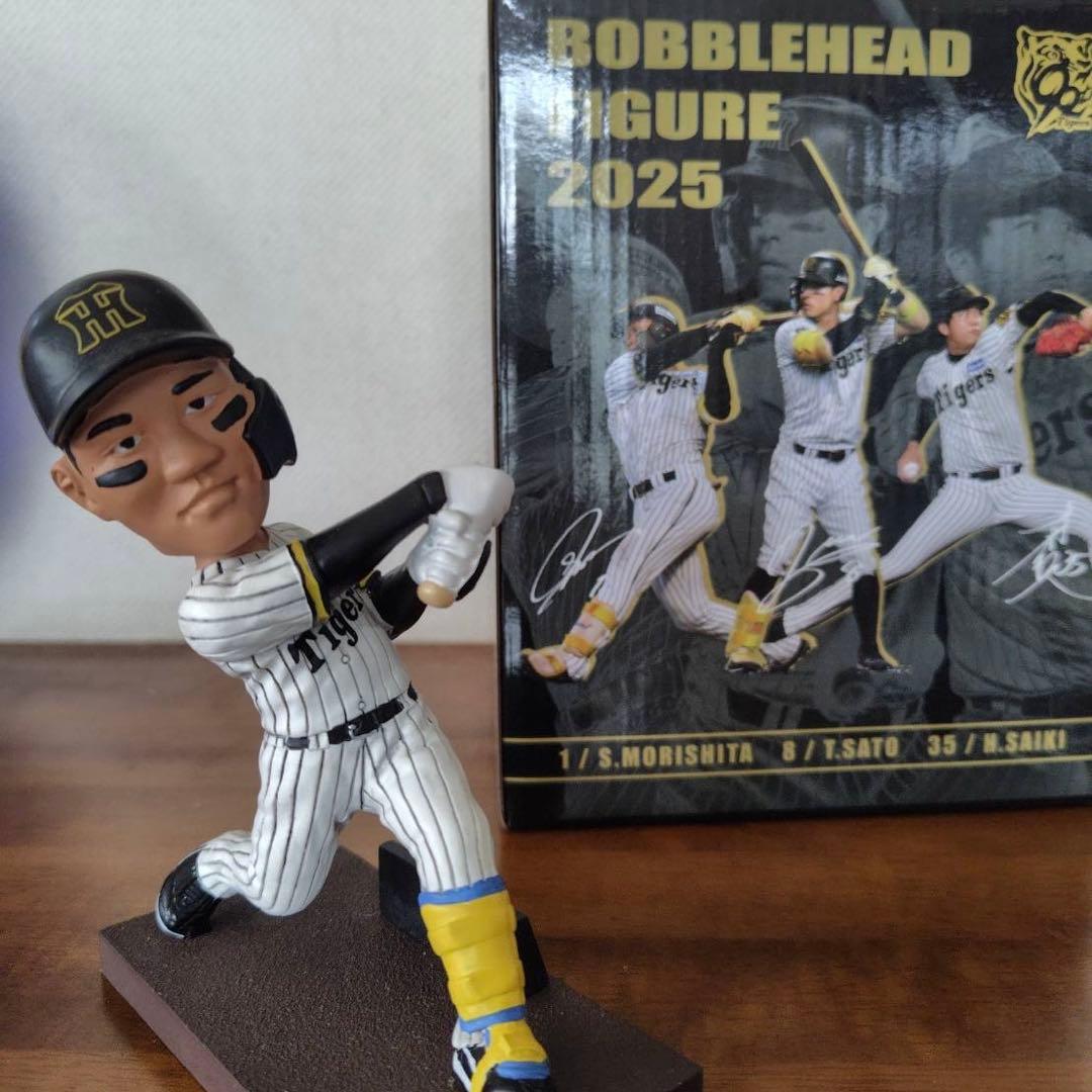 【新品未使用品】阪神タイガース 森下選手 ボブルヘッドフィギュア 2025