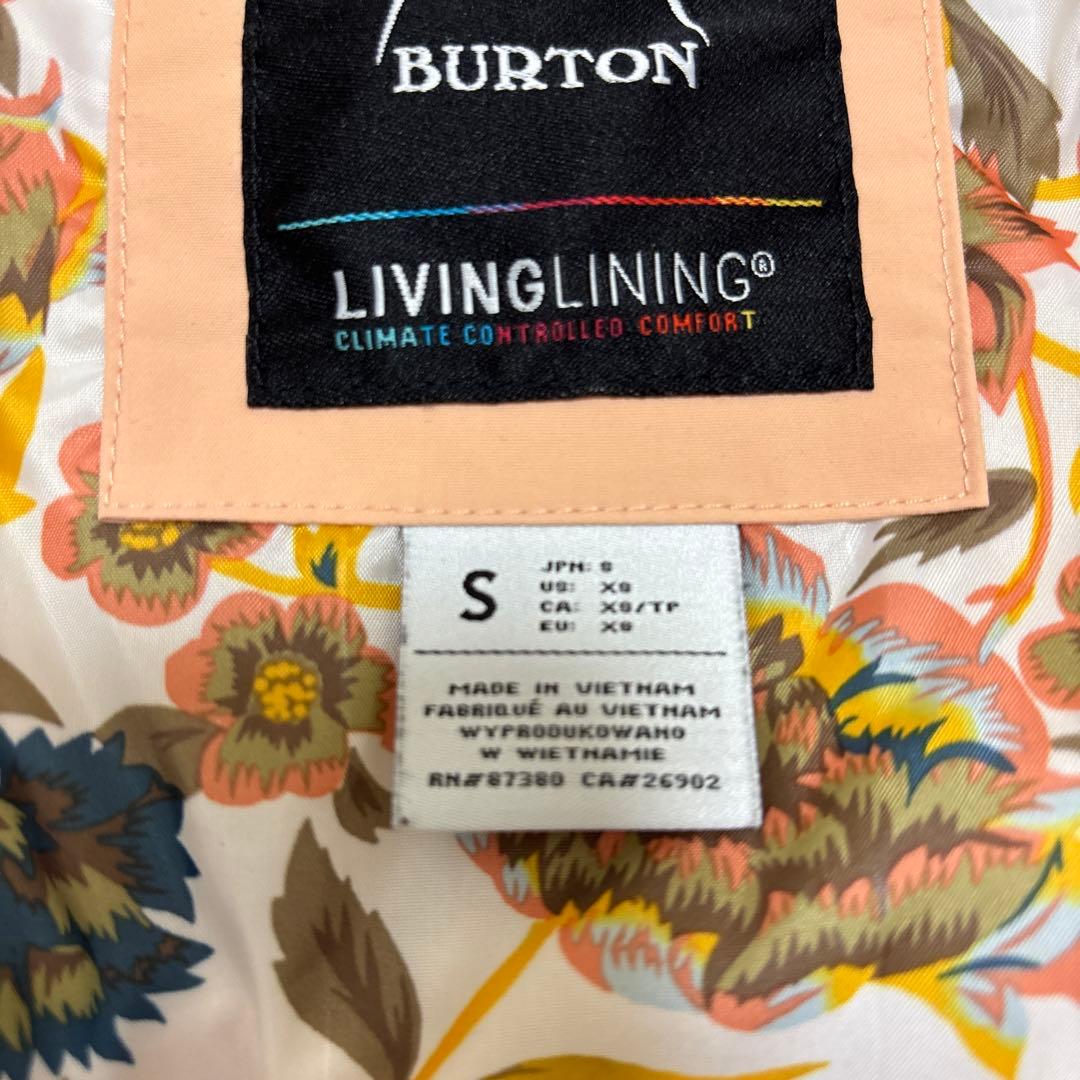 BURTON スノーボードジャケット Sサイズ ピンク