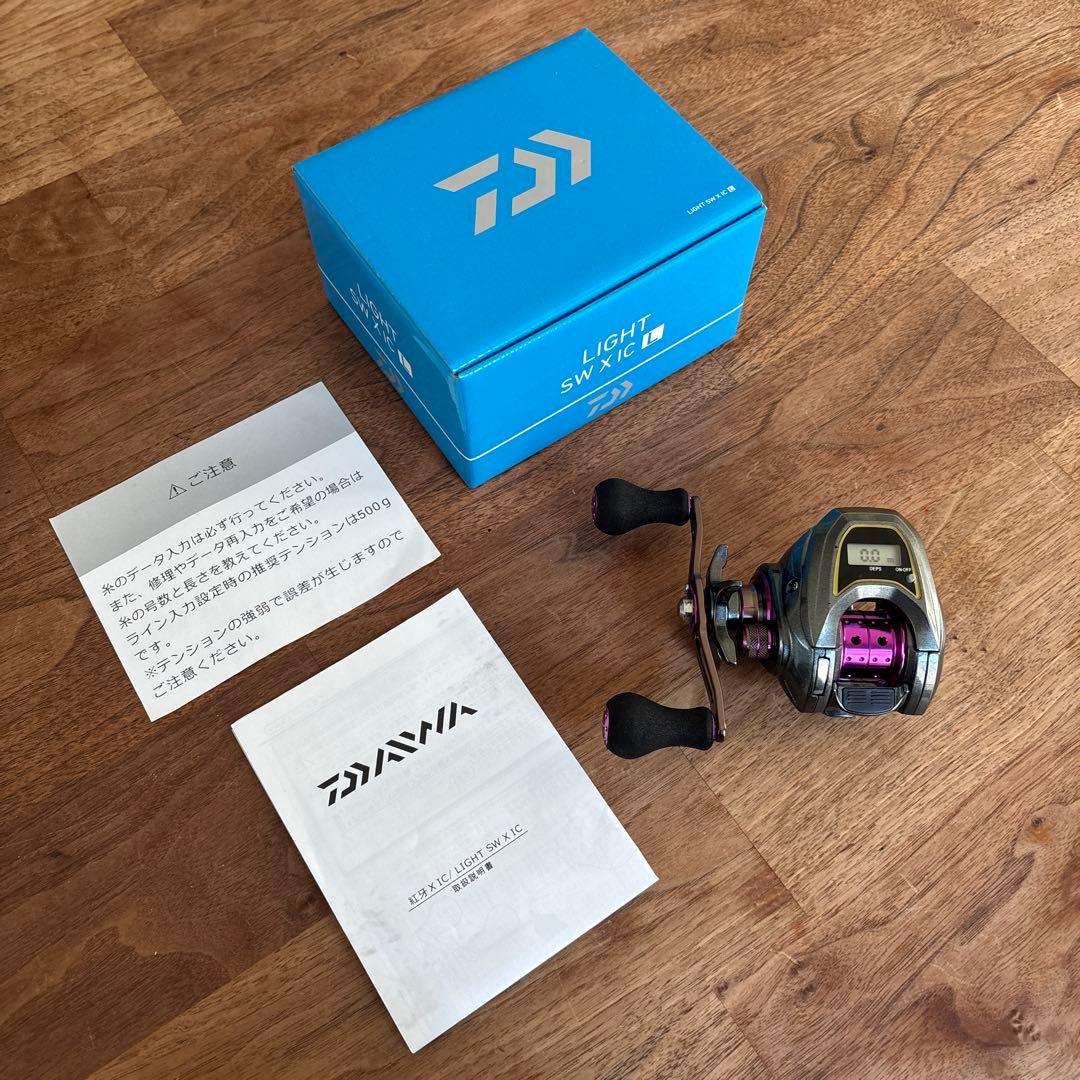 ダイワ　ライトSW X IC Ｌ　カウンター付き　リール　舟　船釣り　ジギング