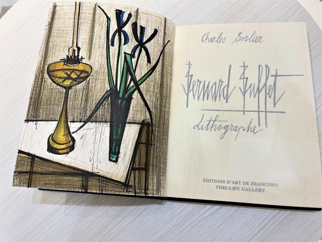 貴重　ベルナール・ビュッフェ　リトグラフ　画集　革装丁 新品同様　NO２