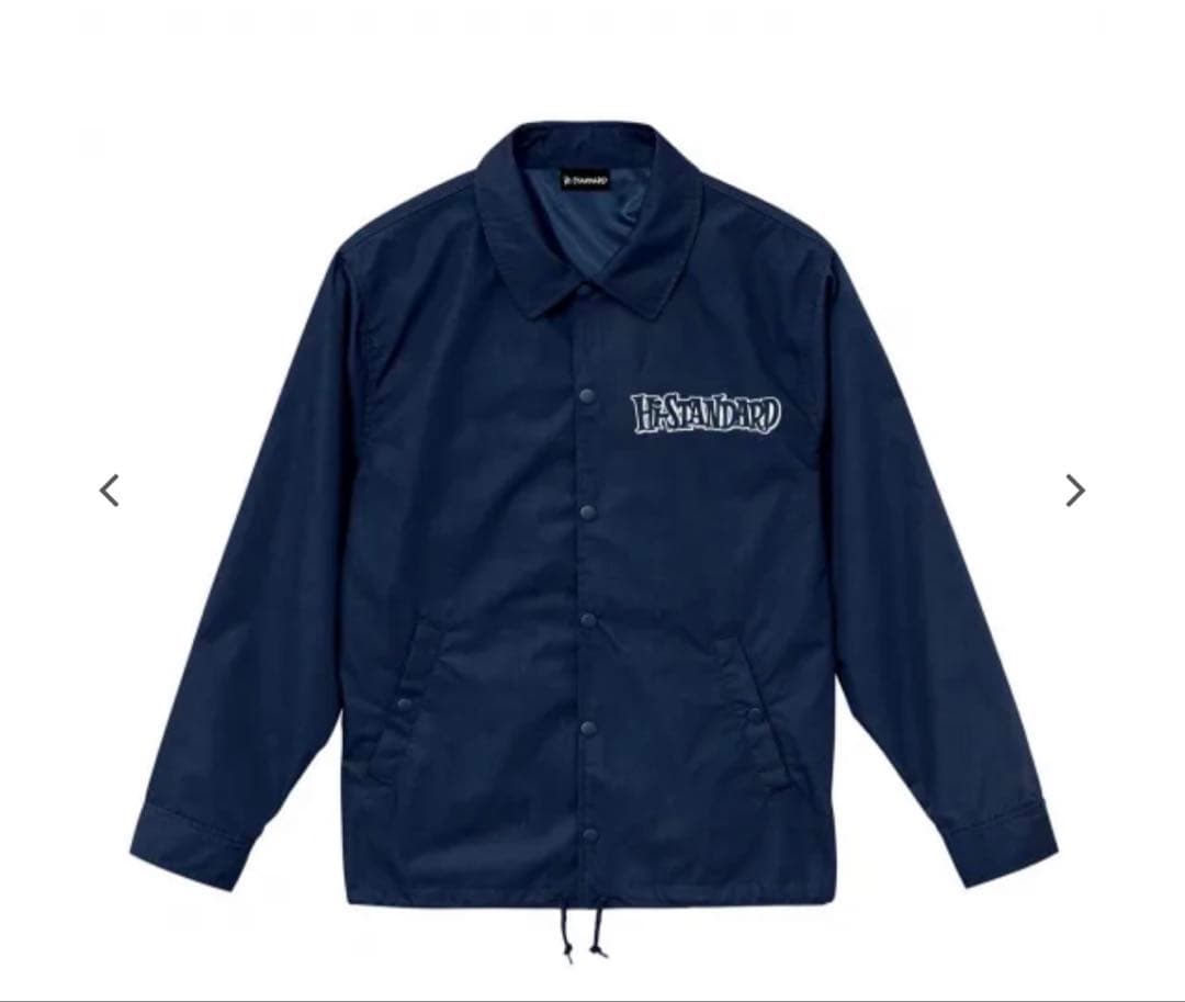 【新品未開封】Hi-STANDARD ロゴ コーチジャケット XL 紺