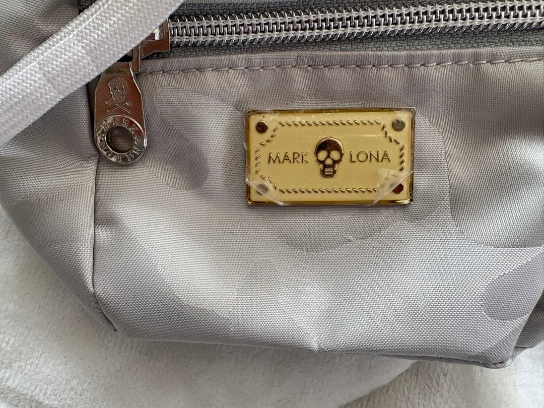 MARK&LONAマークアンドロナ ボールポーチ　小物入　ホワイトカモ