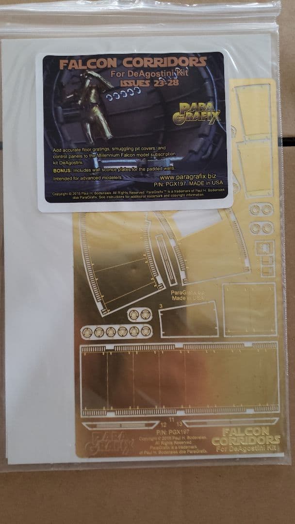 1/43ミレニアムファルコン➕エッジングパーツ付き