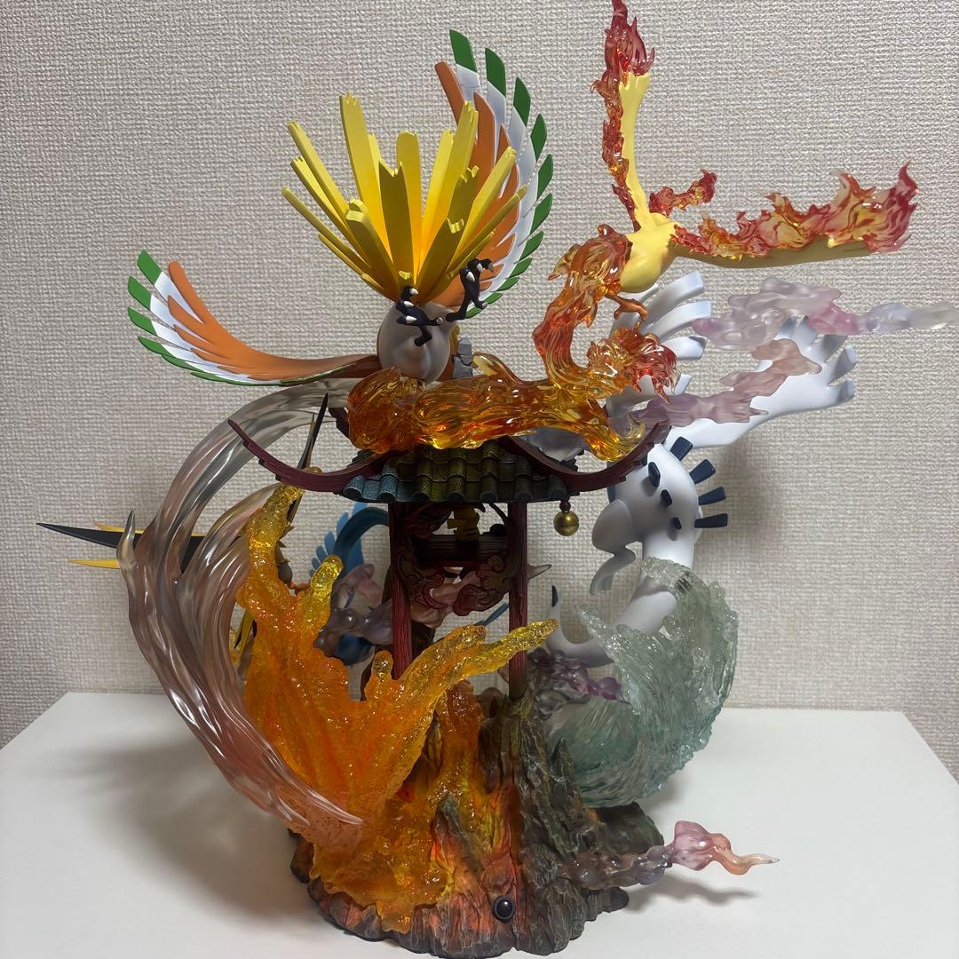 【完品・海外版】ポケモン スタチュー ホウオウ　ルギア　 超豪華版