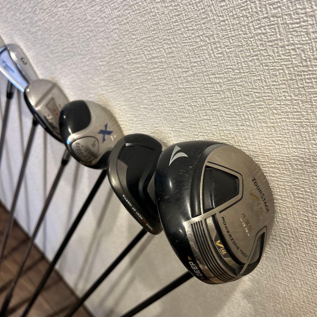 初心者お試しセット　ツアステージ他　メンズS 15本　ゴルフセット