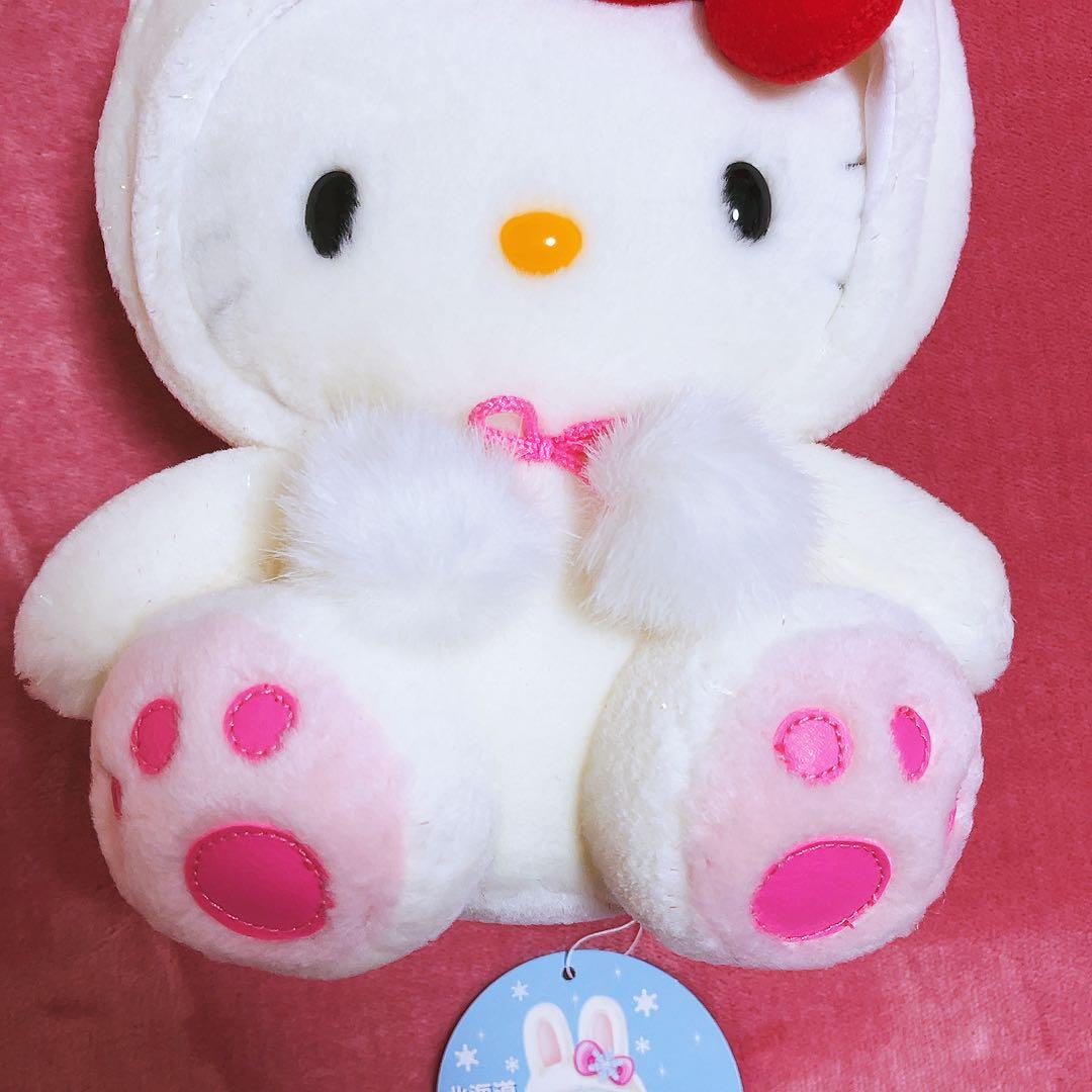 希少レア　ハローキティ　北海道　雪うさぎ　S 2000年製 サンリオ　平成レトロ