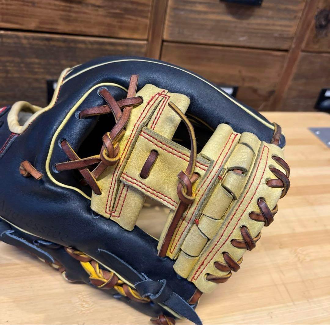 28日まで最終値下げ スラッガー/Slugger 軟式グローブ 黒/黄色