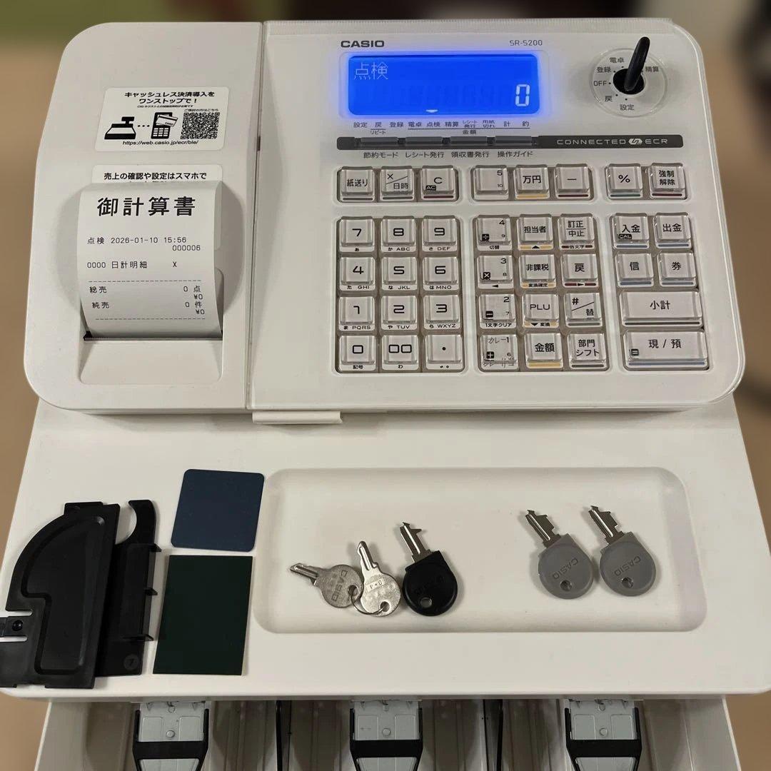 CASIO 電子レジスター SR-S200 ーEX Bluetooth対応