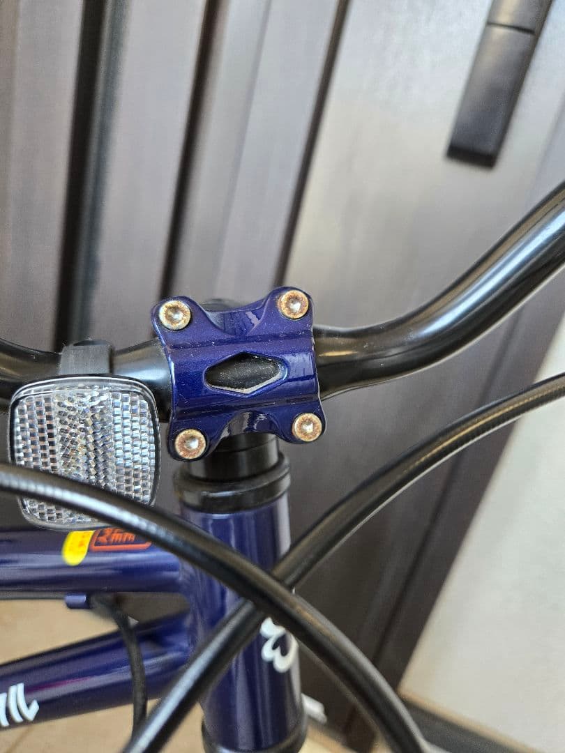 【値下げ】(直接引き渡し希望)ヨツバサイクル 16インチ 幼児用自転車 ネイビー