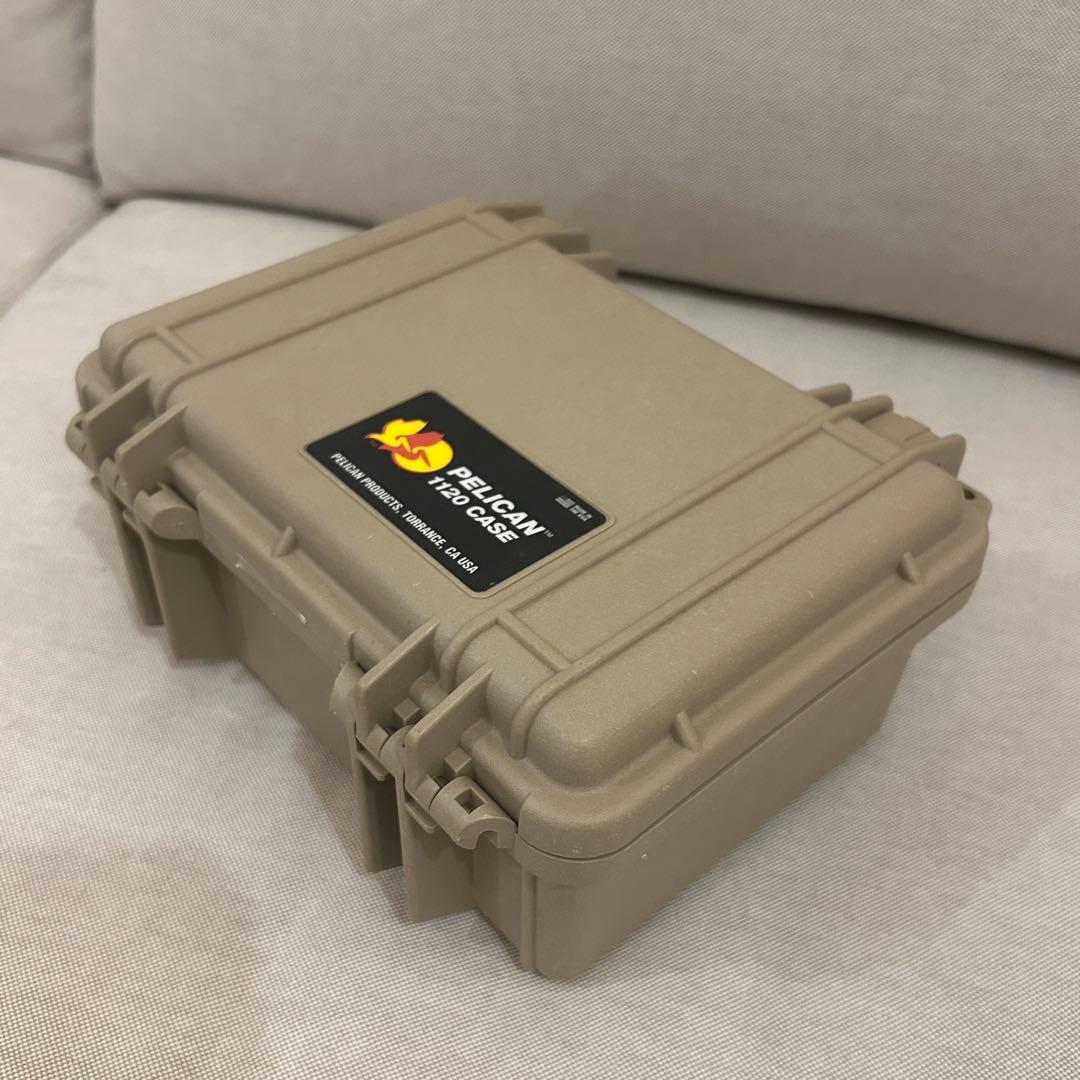 Pelican ペリカンケース 1120 デザートタン フォーム付き