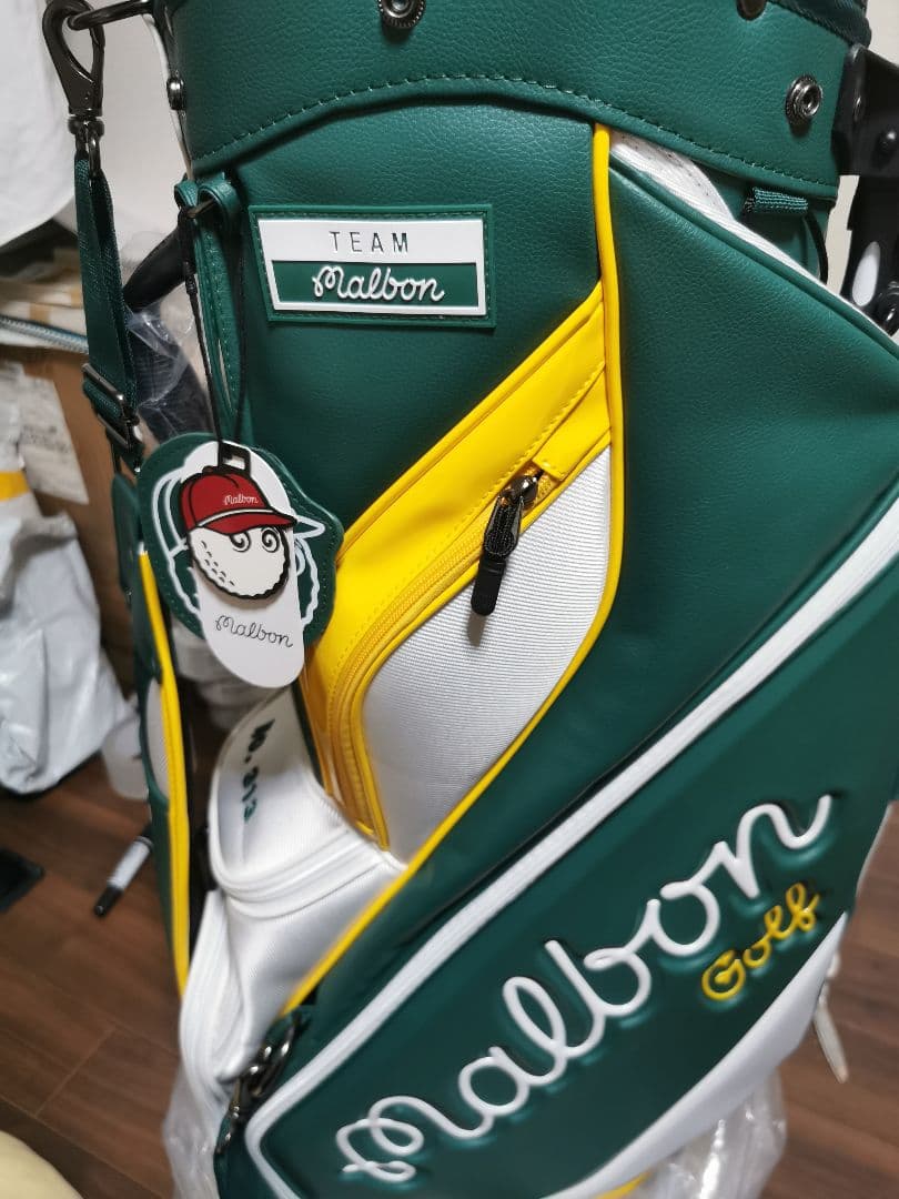 Mマルボン キャディバッグ スタンドゴルフバッグ 新品 キャディバッグ グリーン
