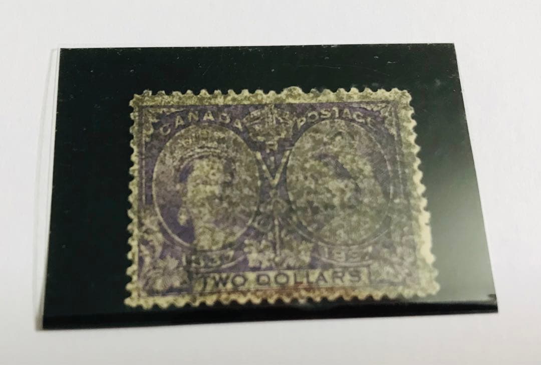 紫ジュビレオ　1897年　2ドル切手