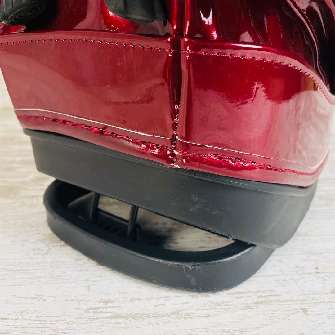 マスターバニーエディション　エナメル スタンド式 キャディバッグ ワインレッド