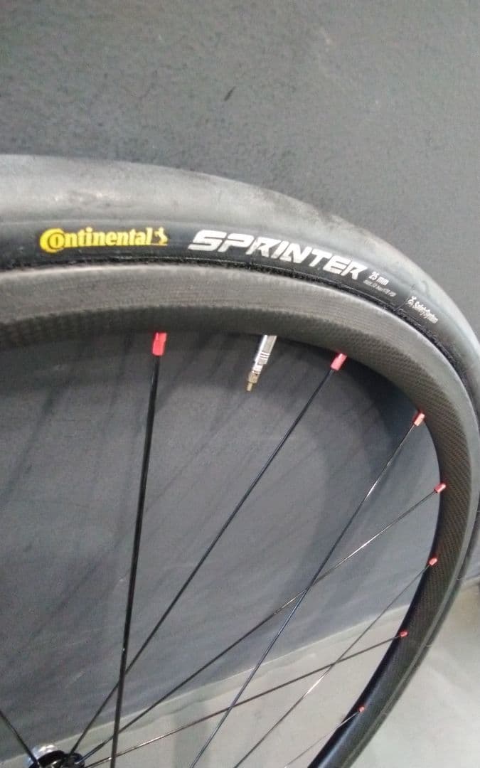 新品未使用 ヒルクライム決戦用 完組ホイール ペア1055ｇ