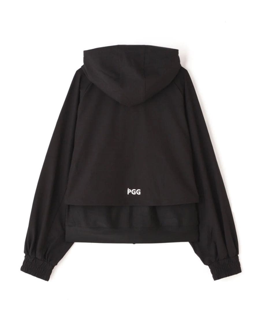 PGG ♡新品パーリーゲイツ♡レディース2WAYストレッチレイヤード風フーディ