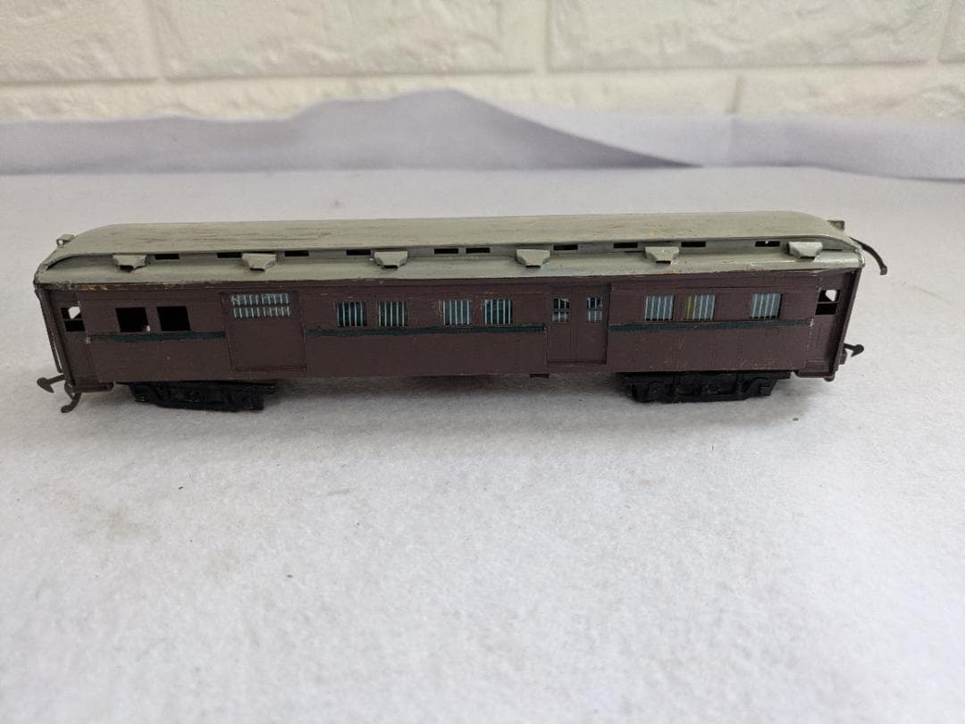 Y【ジャンク品】鉄道模型 スユニ30？ 緑ライン有り 部品取り 欠品あり S