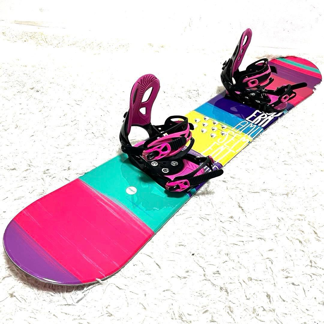 スノーボード 3点セット Modern Amusement 144㎝ レディース