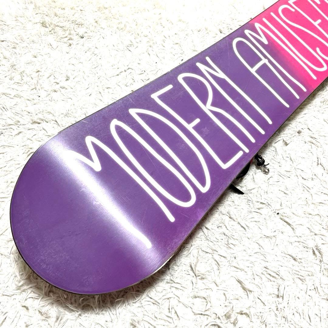 スノーボード 3点セット Modern Amusement 144㎝ レディース